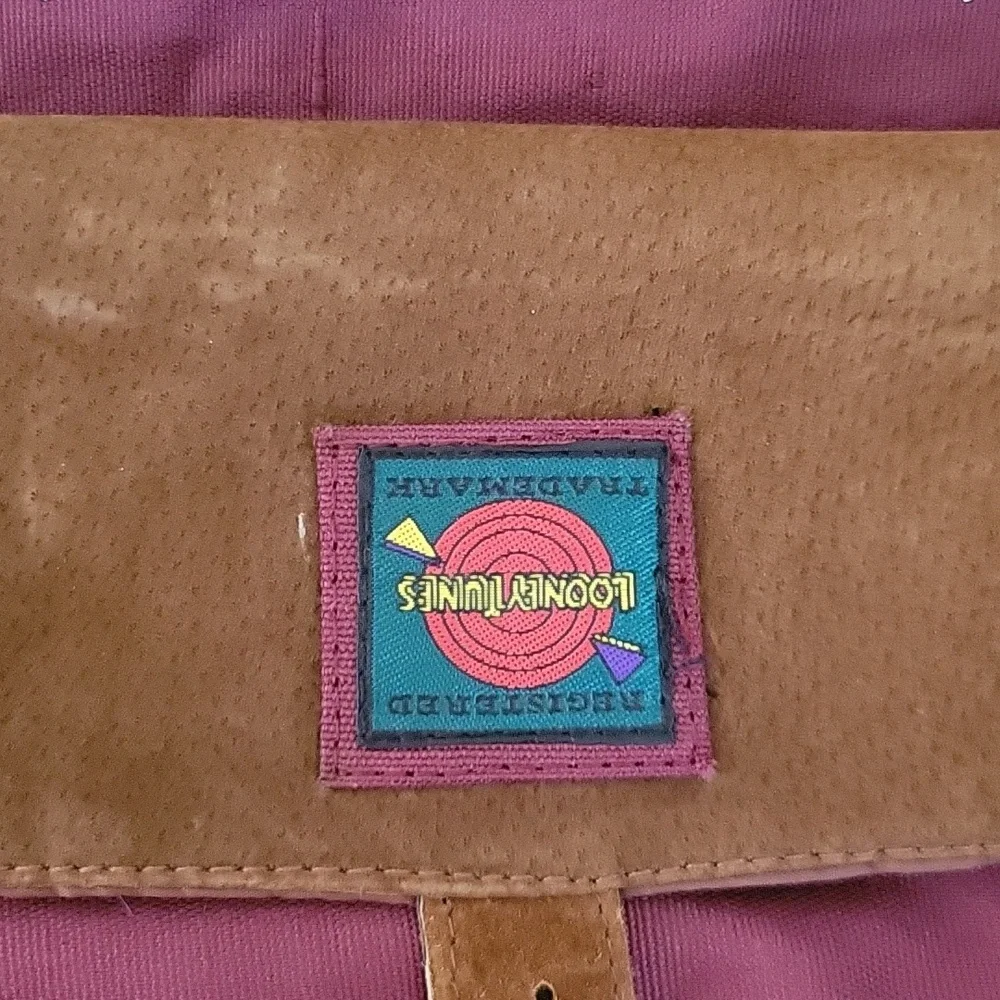 Vintage Looney Tunes Registered Trademark 1995 Backpack Bugs Bunny Taz Sylvester